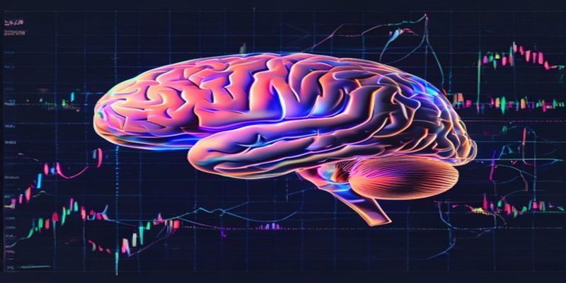 brain scan showing prefrontal cortex activity during trading